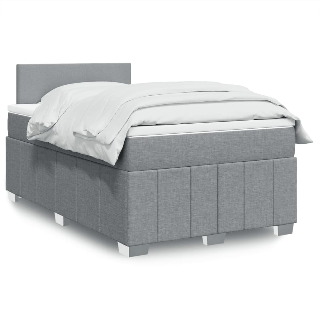 Boxspring Met Matras Stof 120 x 200 cm