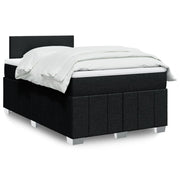 Boxspring met matras 120x200 cm zwart