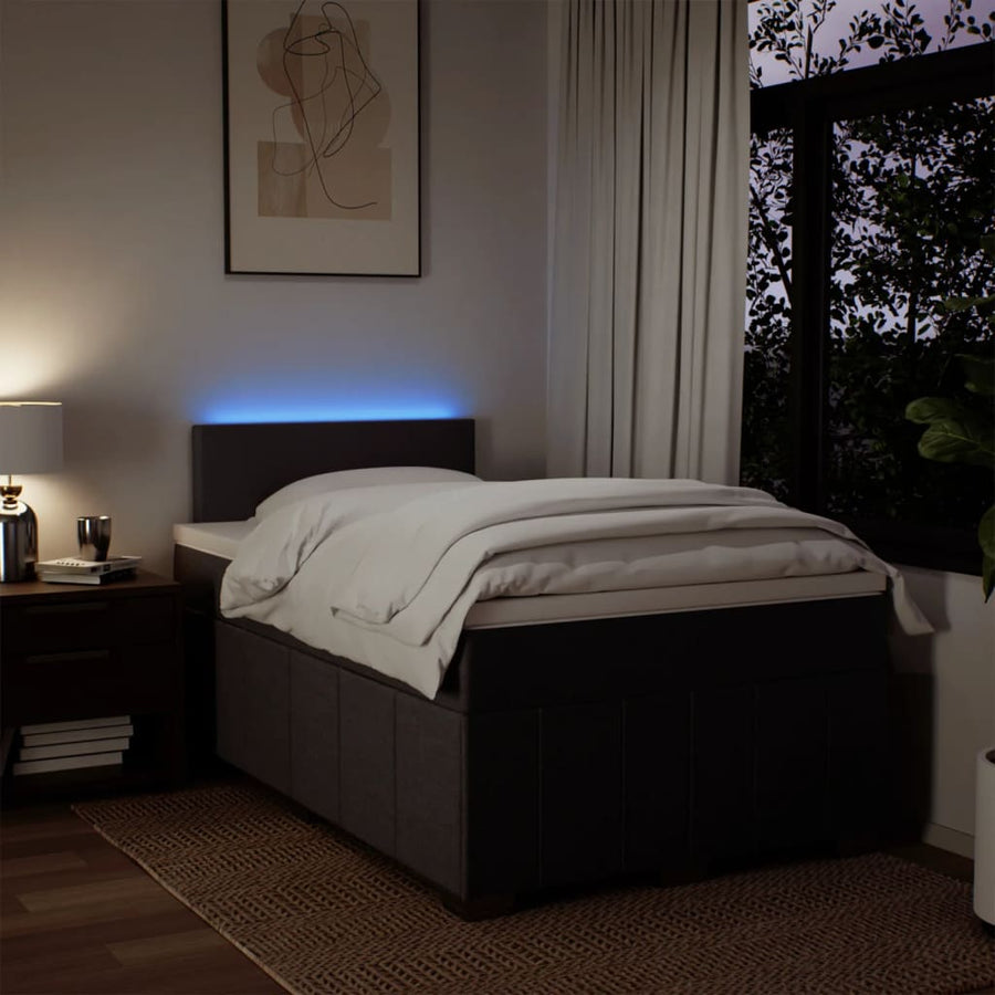 Boxspring Met Matras Stof 120 x 200 cm