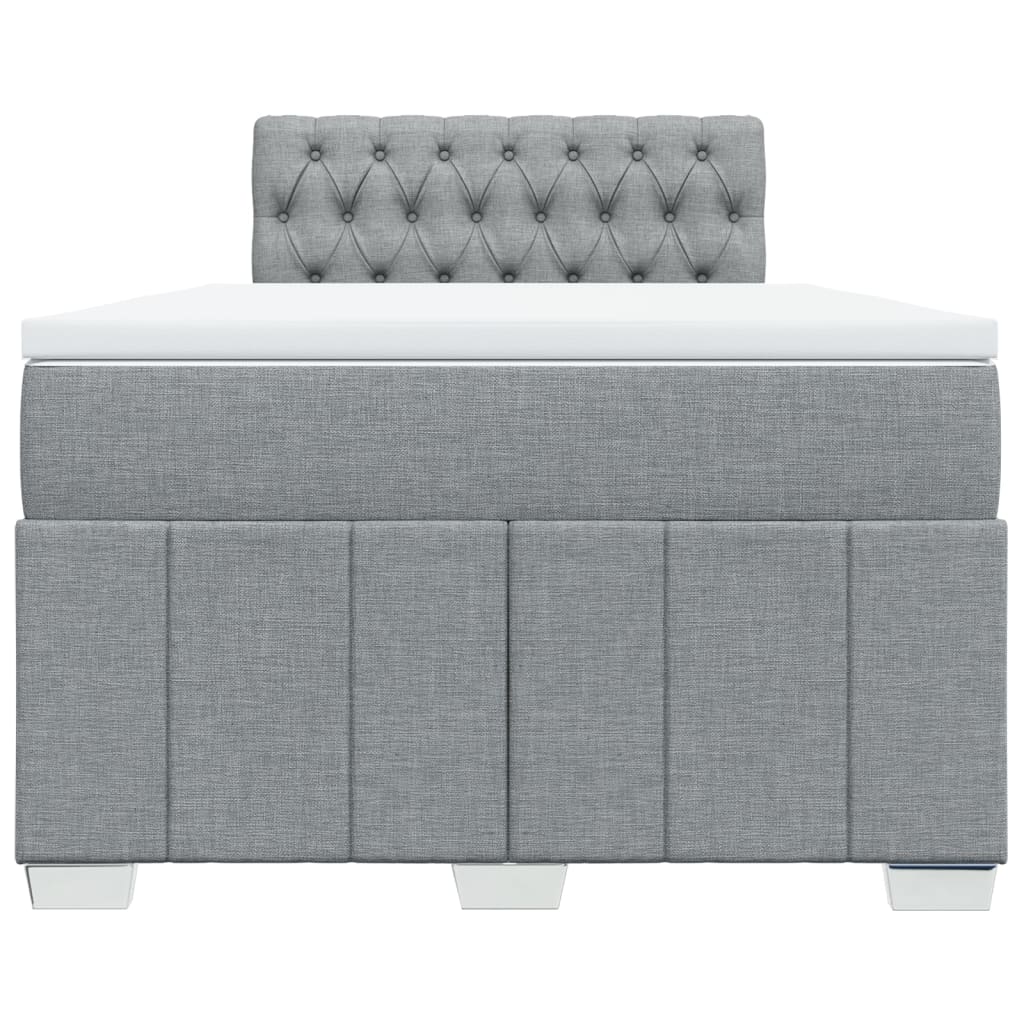 Boxspring Met Matras Stof 120 x 200 cm