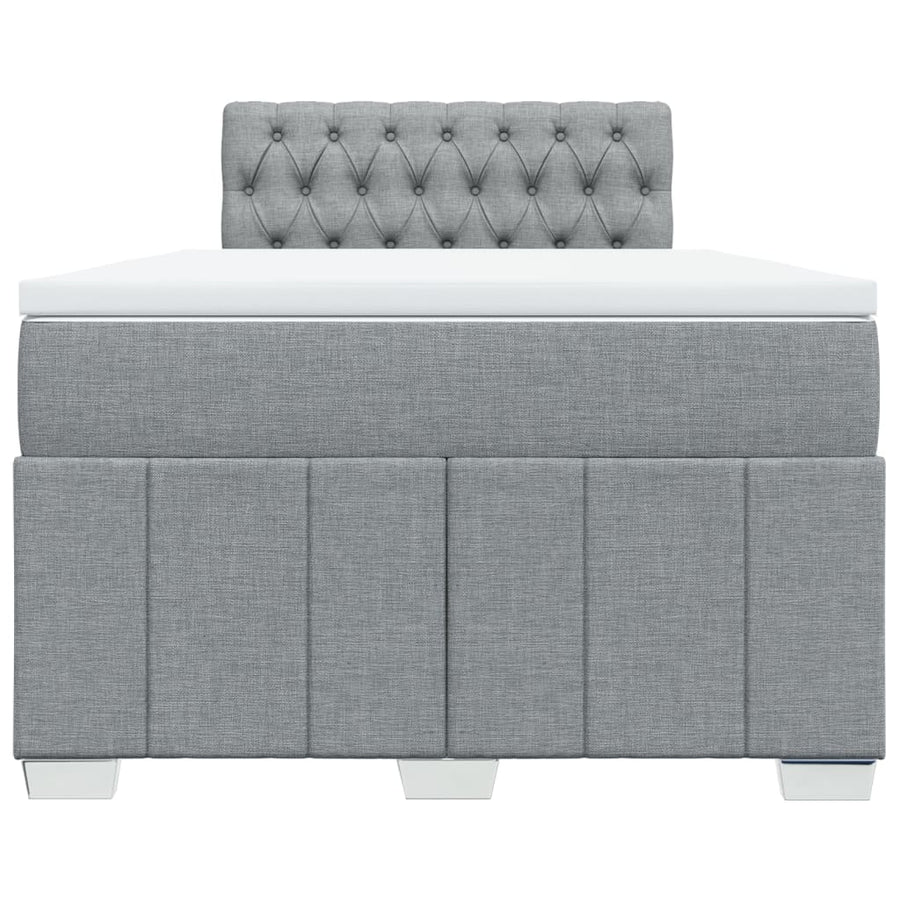 Boxspring Met Matras Stof 120 x 200 cm