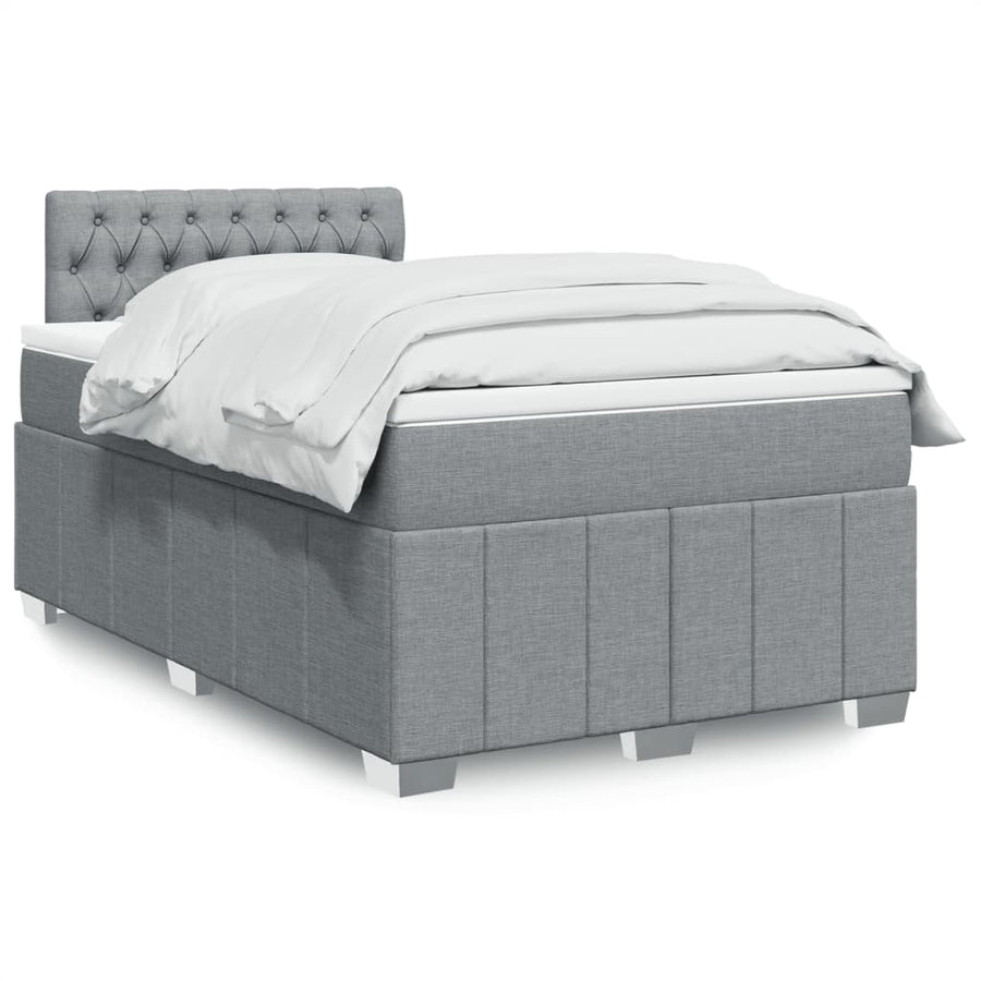 Boxspring Met Matras Stof 120 x 200 cm