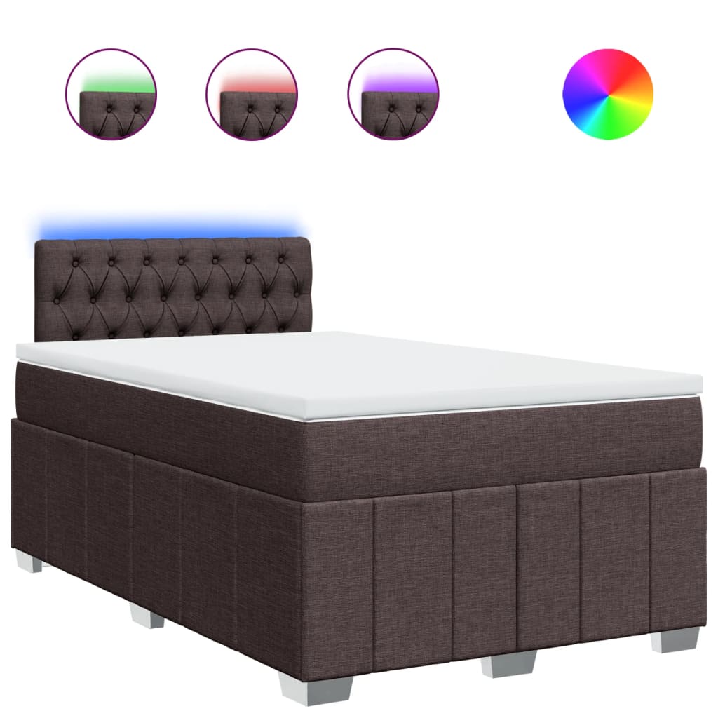 Boxspring Met Matras Stof 120 x 200 cm