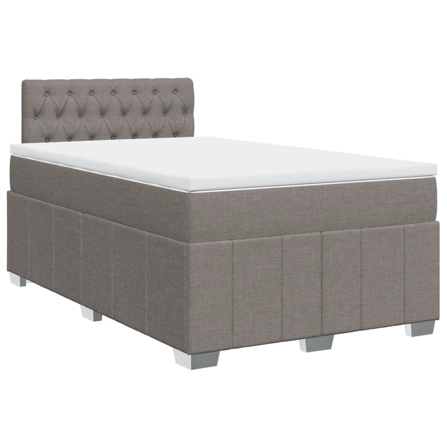 Boxspring Met Matras Stof 120 x 200 cm