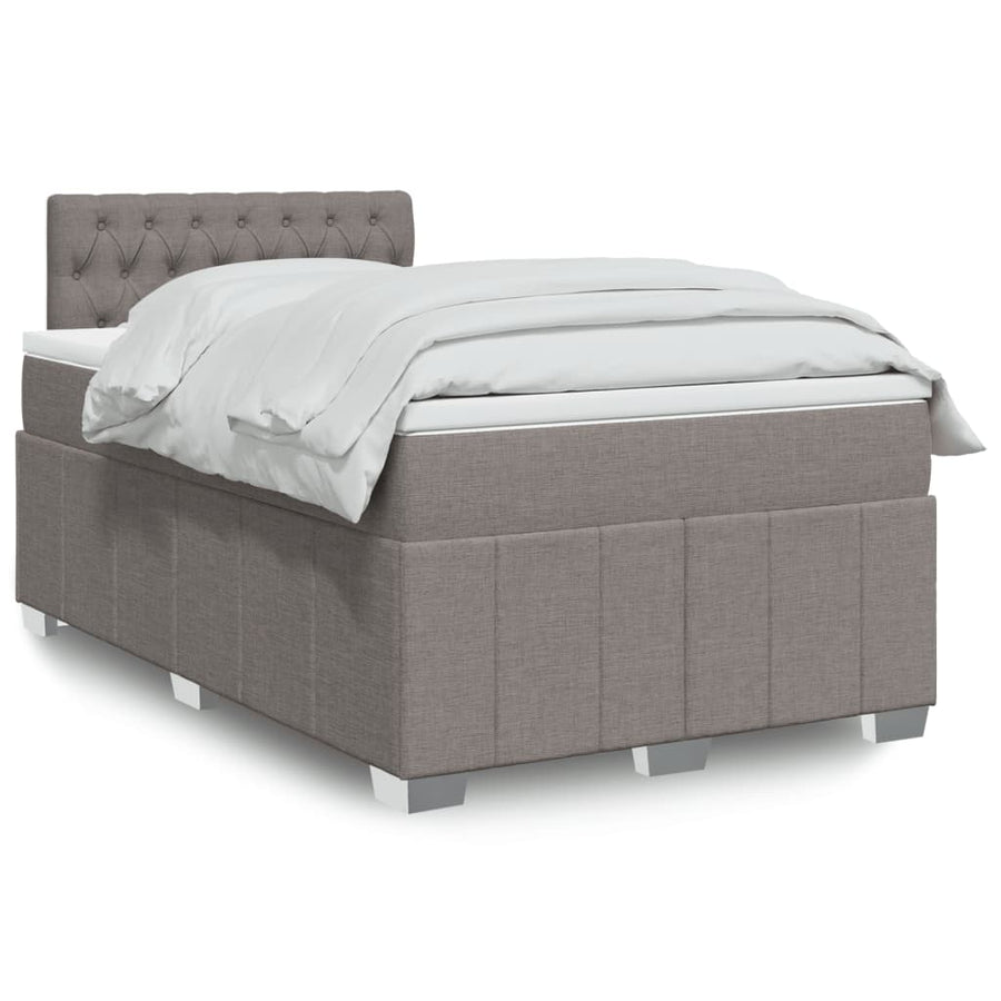 Boxspring Met Matras Stof 120 x 200 cm