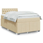 Boxspring met matras 120x200 cm crème
