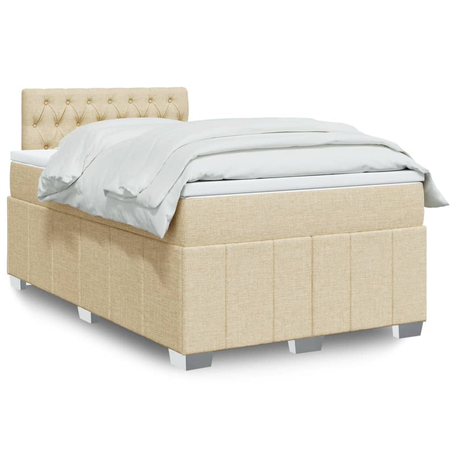 Boxspring Met Matras Stof Kleurig 120 x 200 cm