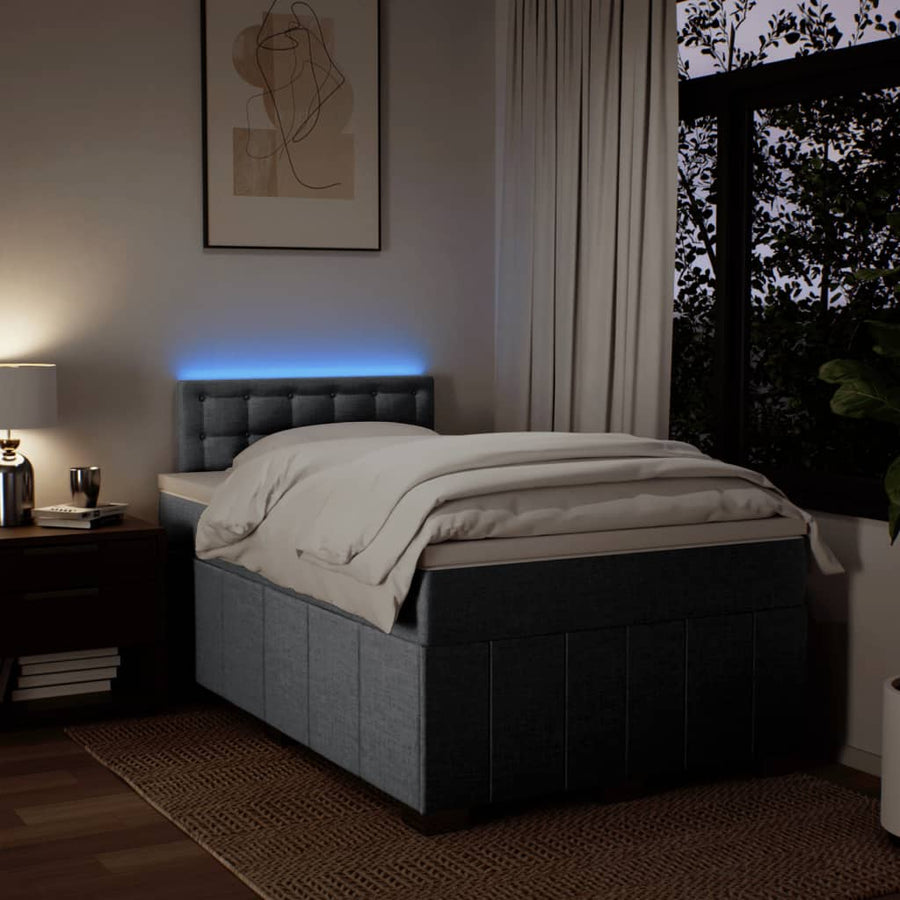 Boxspring Met Matras Stof 120 x 200 cm