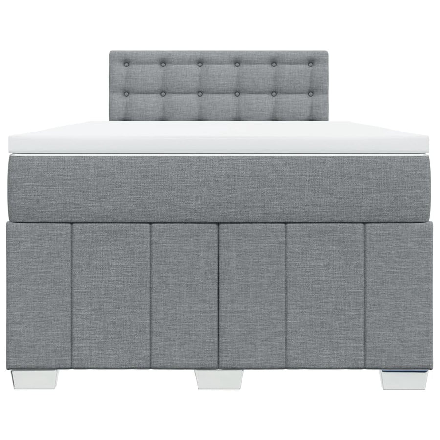 Boxspring Met Matras Stof 120 x 200 cm
