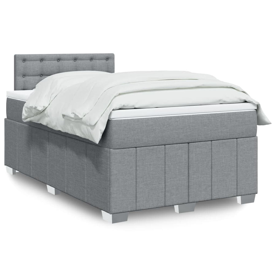 Boxspring Met Matras Stof 120 x 200 cm