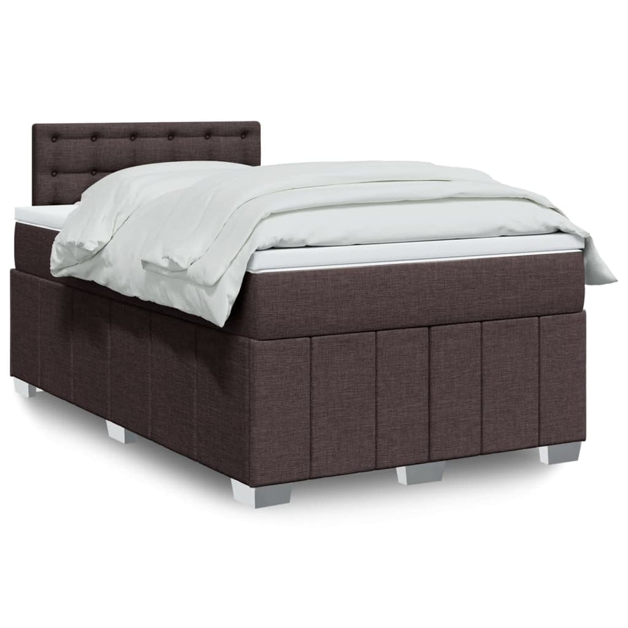 Boxspring Met Matras Stof 120 x 200 cm