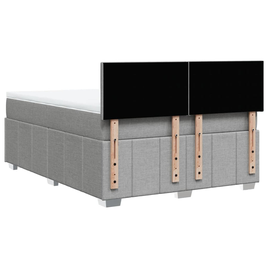 Boxspring Met Matras Stof 140 x 190 cm