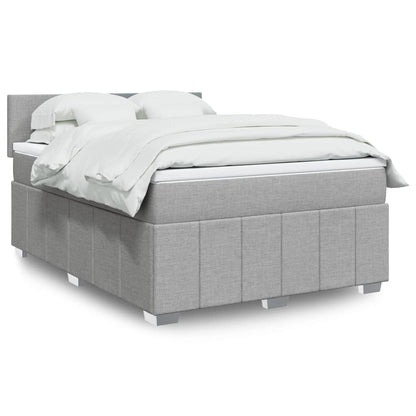 Boxspring Met Matras Stof 140 x 190 cm