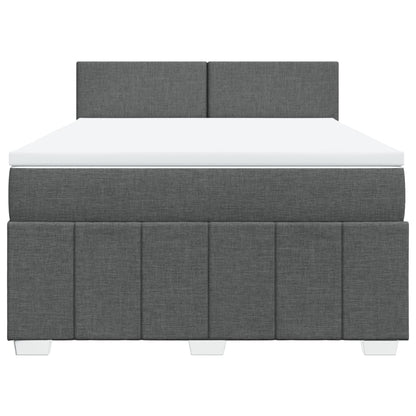 Boxspring Met Matras Stof 140 x 190 cm