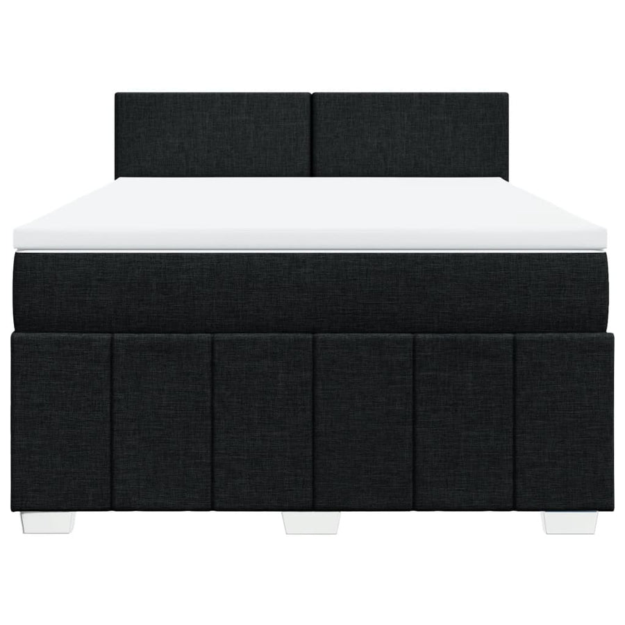 Boxspring Met Matras Stof 140 x 190 cm