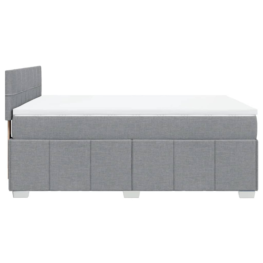 Boxspring Met Matras Stof 140 x 190 cm