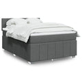 Boxspring Met Matras Stof 140 x 190 cm