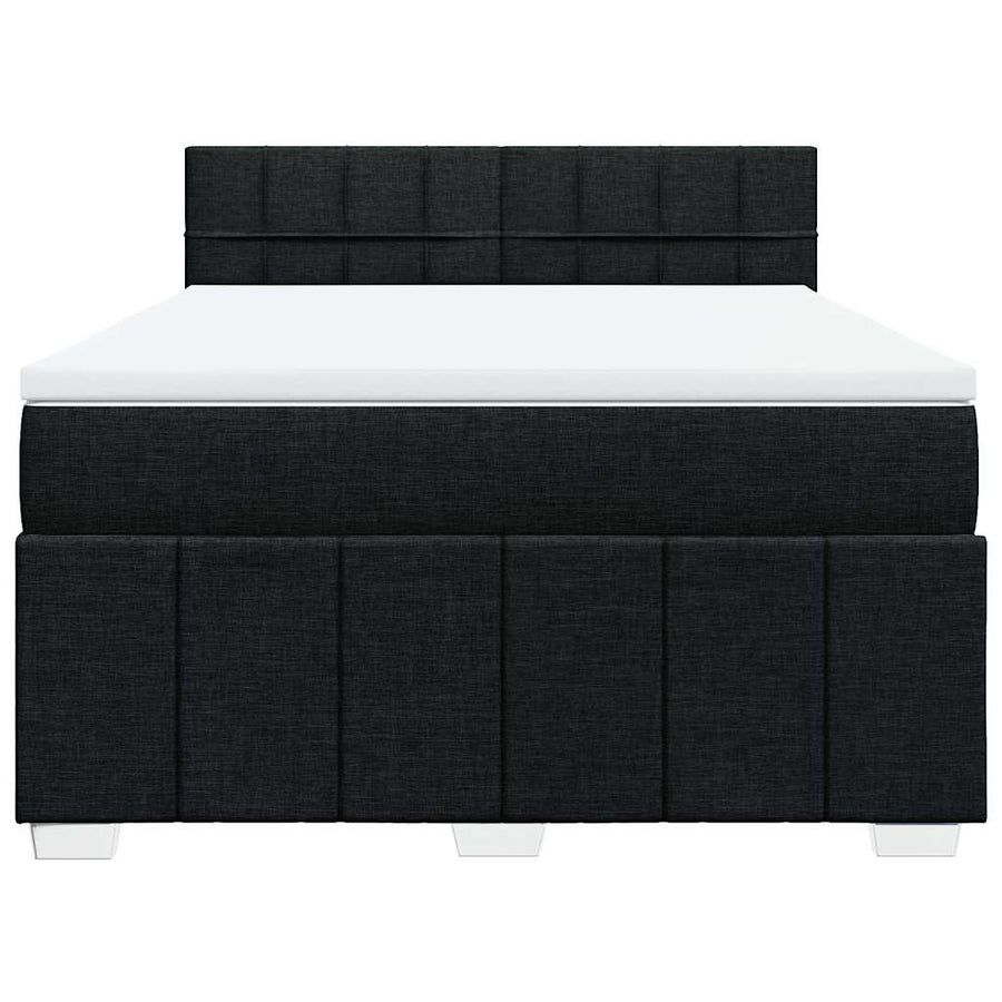 Boxspring Met Matras Stof 140 x 190 cm