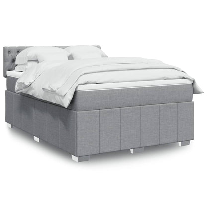 Boxspring Met Matras Stof 140 x 190 cm