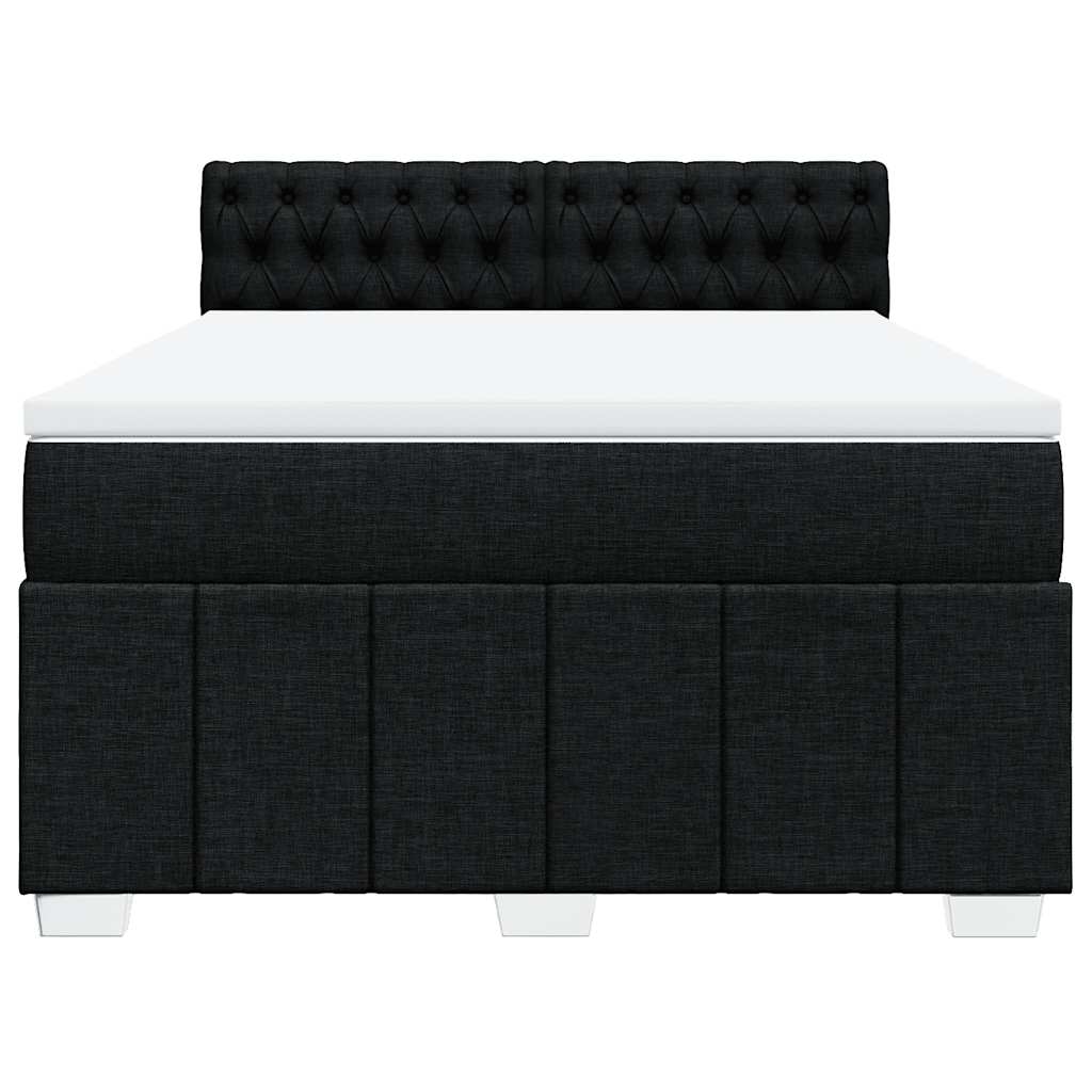 Boxspring Met Matras Stof 140 x 190 cm