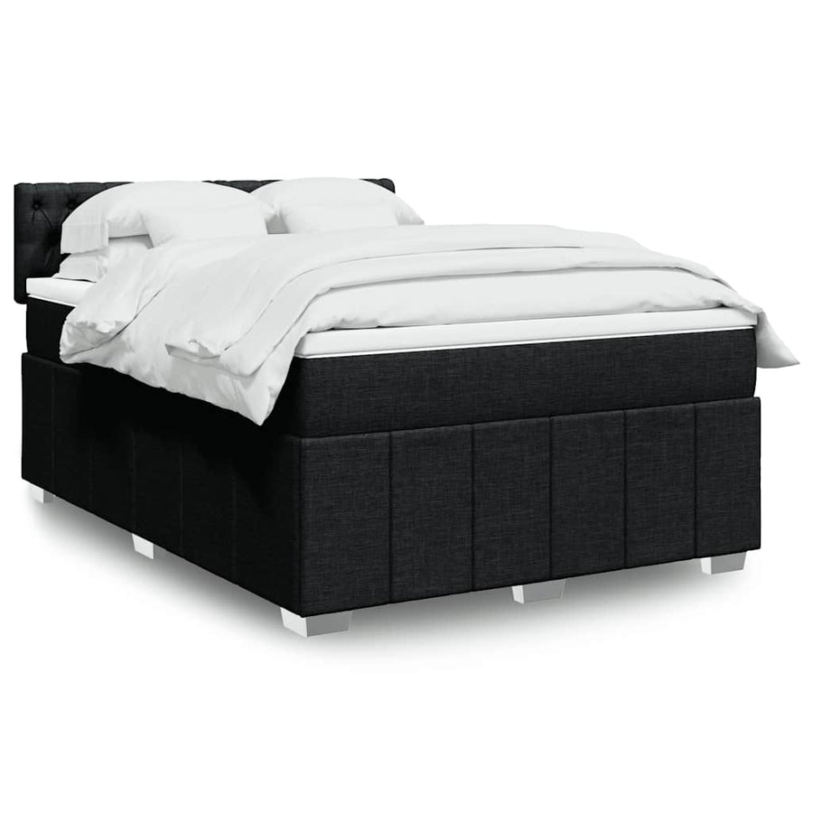 Boxspring Met Matras Stof 140 x 190 cm