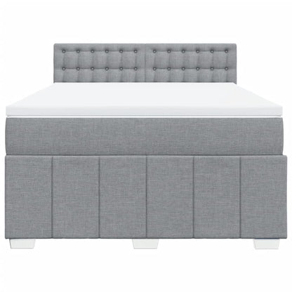 Boxspring Met Matras Stof 140 x 190 cm