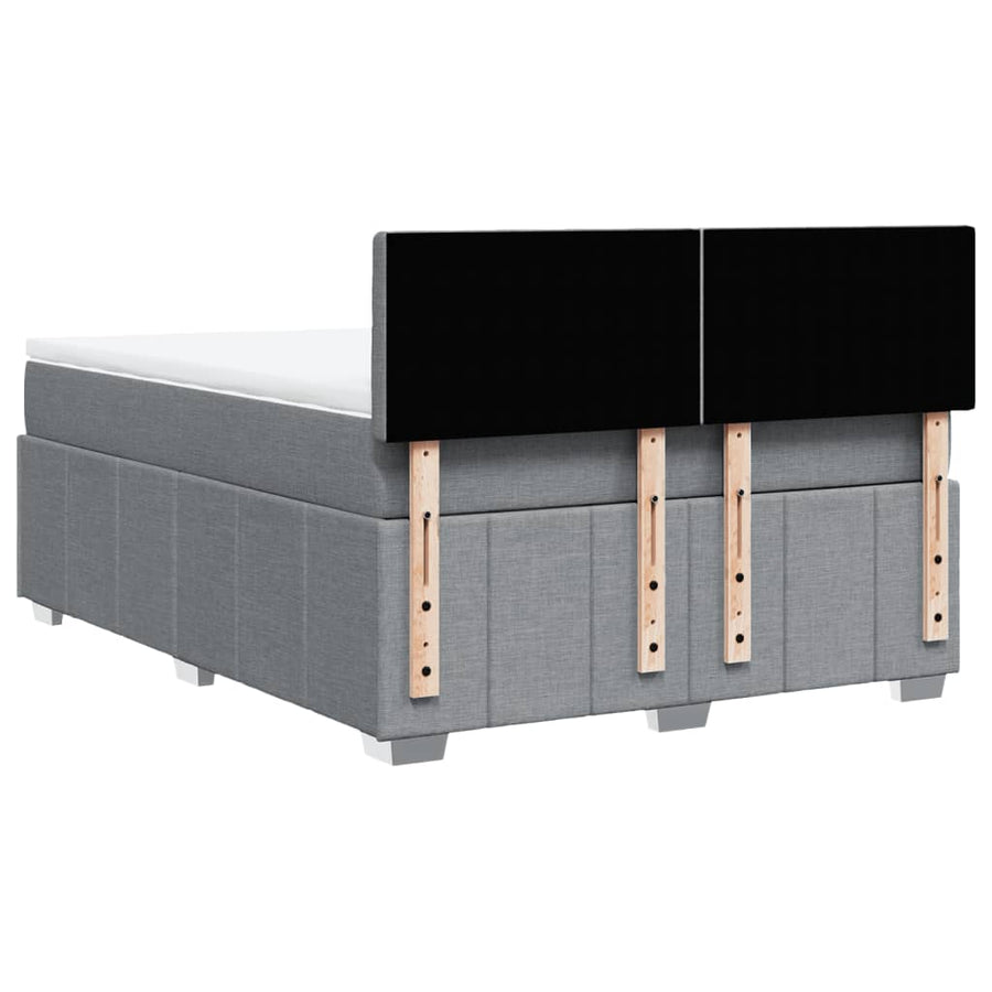 Boxspring Met Matras Stof 140 x 190 cm