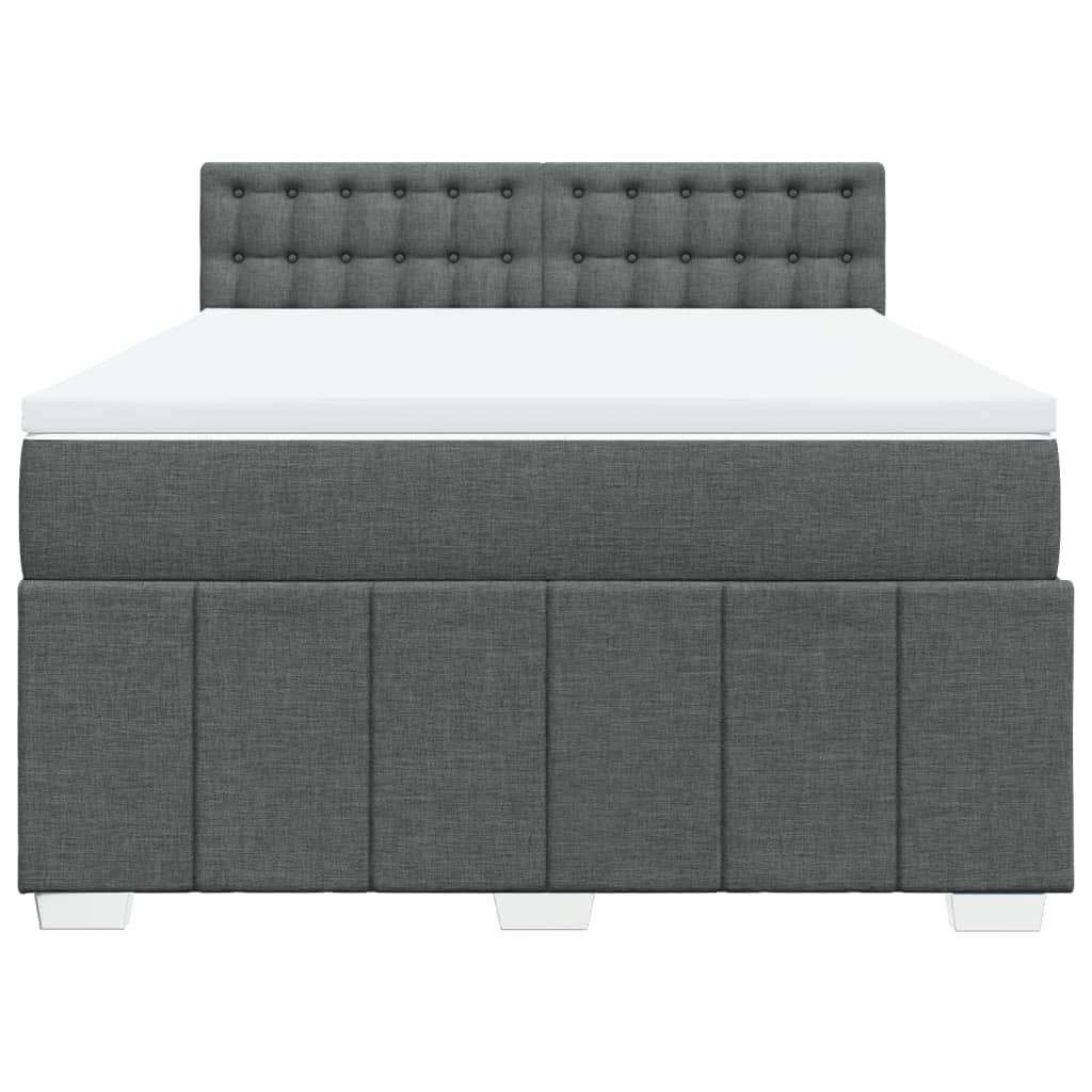 Boxspring Met Matras Stof 140 x 190 cm