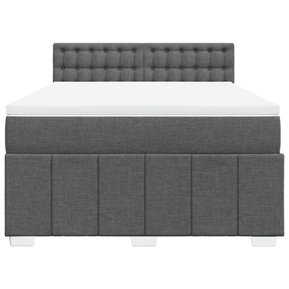 Boxspring Met Matras Stof 140 x 190 cm