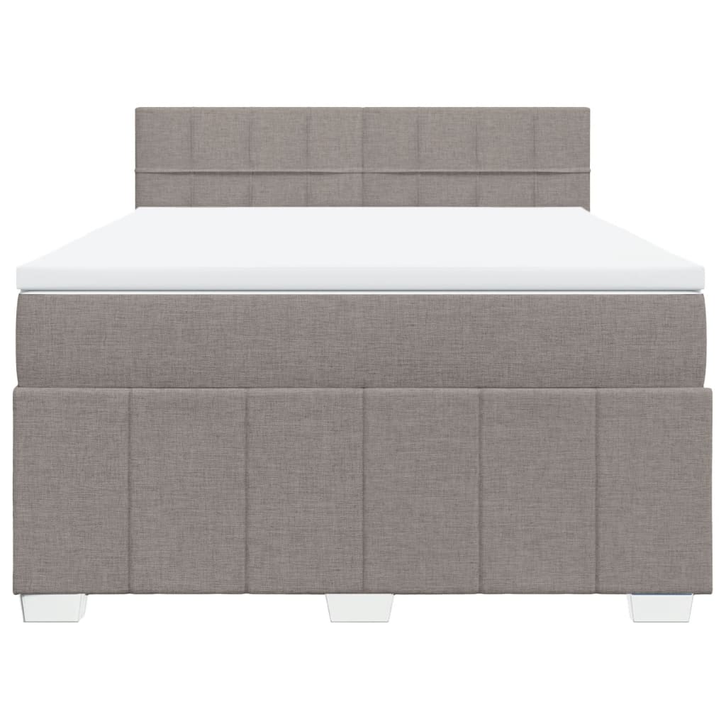 Boxspring Met Matras Stof 160 x 200 cm