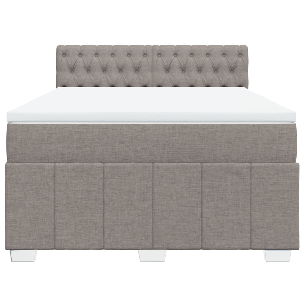 Boxspring Met Matras Stof 160 x 200 cm