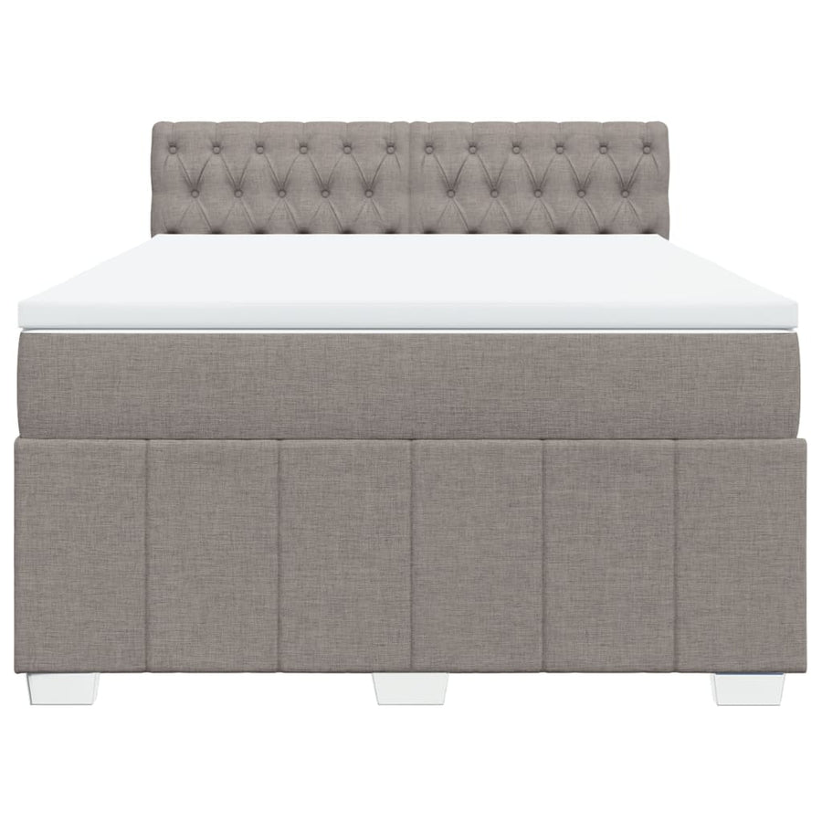 Boxspring Met Matras Stof 160 x 200 cm