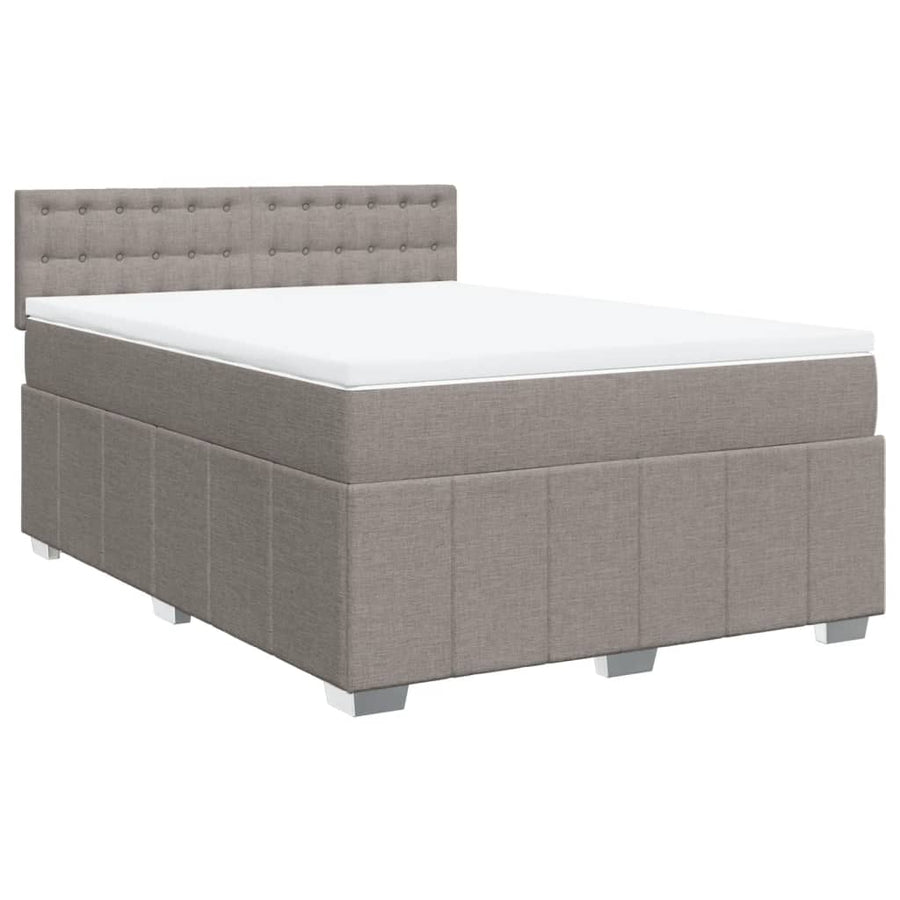 Boxspring Met Matras Stof 160 x 200 cm