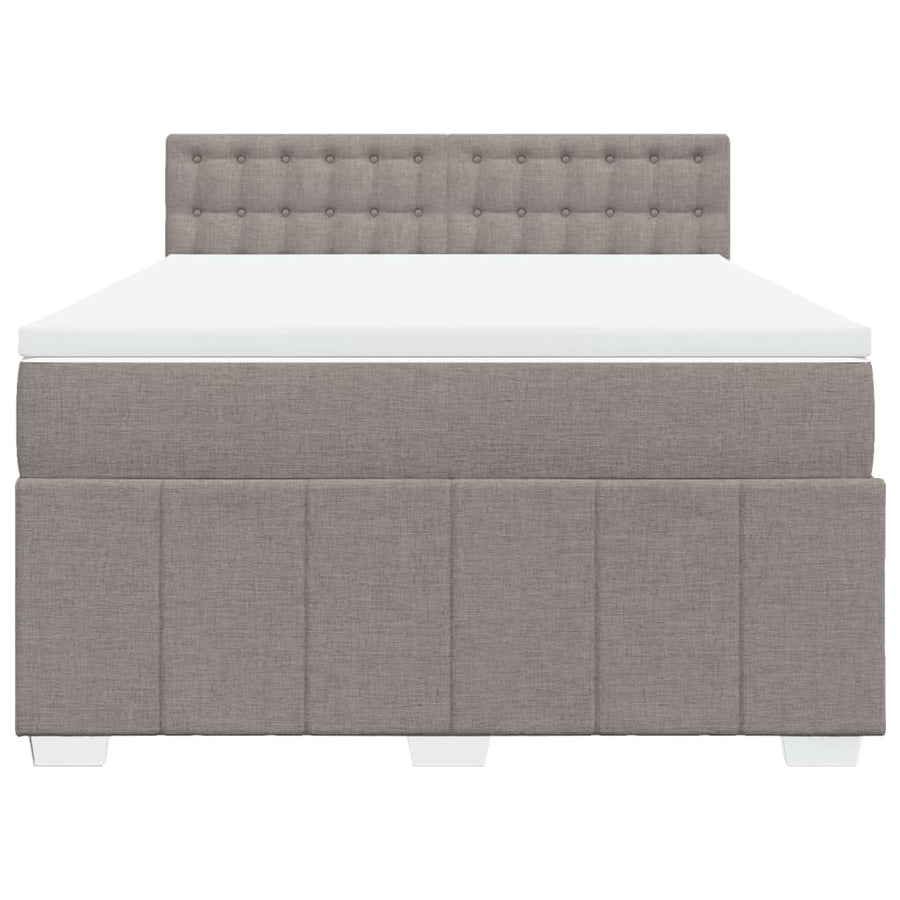Boxspring Met Matras Stof 160 x 200 cm