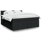 Boxspring met matras 180x200 cm zwart