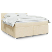 Boxspring 180x200 cm crèmekleurig met pocketveringmatras