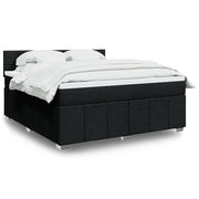 Boxspring 180x200 cm met matras zwart