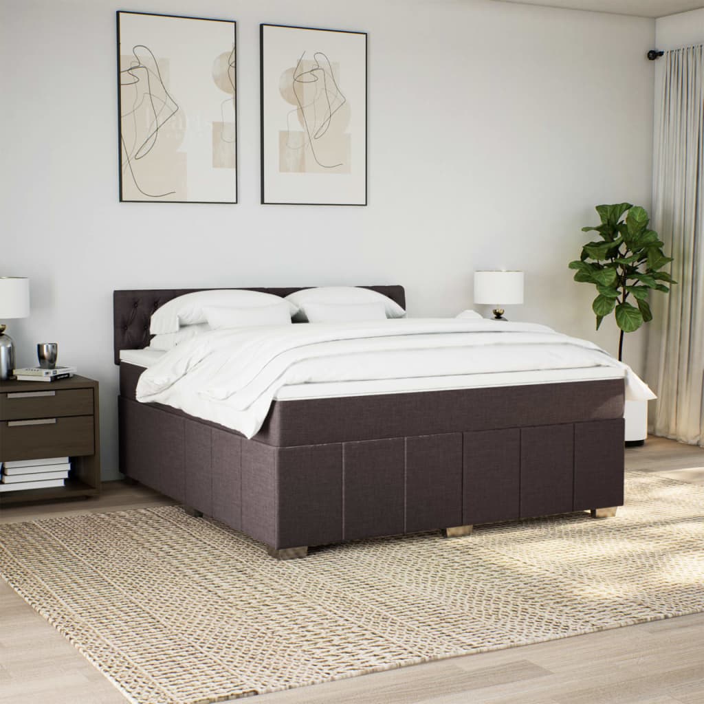 Boxspring Met Matras Stof 180 x 200 cm