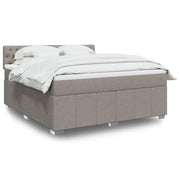 Boxspring 180x200 cm taupe met pocketveringmatras