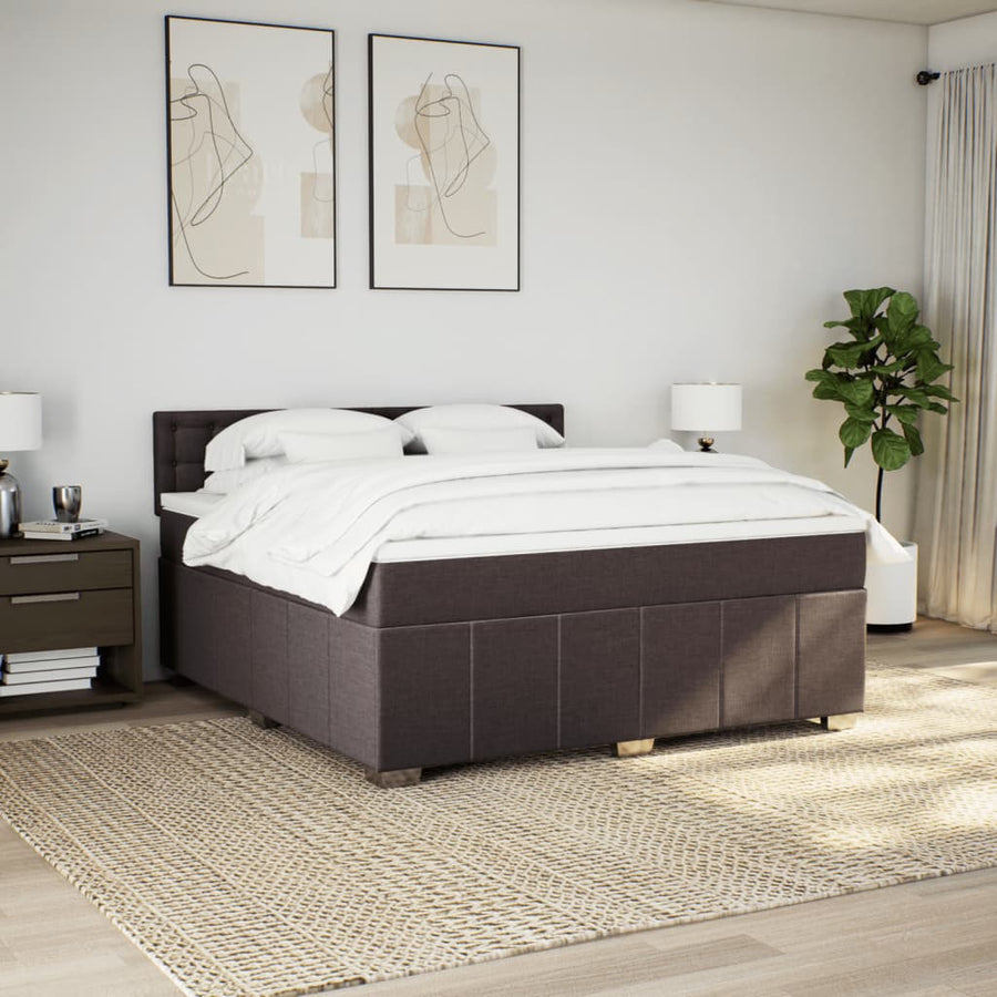 Boxspring Met Matras Stof 180 x 200 cm