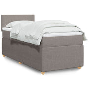 Boxspring met matras taupe 80x200 cm