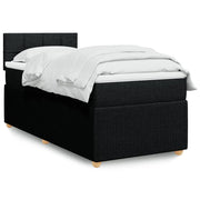 Boxspring met matras 80x200 cm zwart