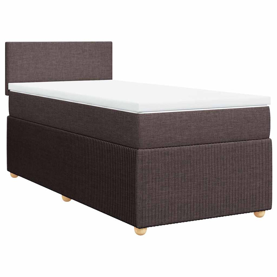 Boxspring Met Matras Stof 100 x 200 cm