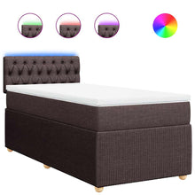 Boxspring Met Matras Stof 100 x 200 cm