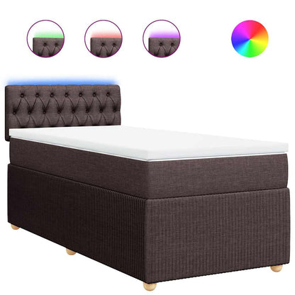 Boxspring Met Matras Stof 100 x 200 cm