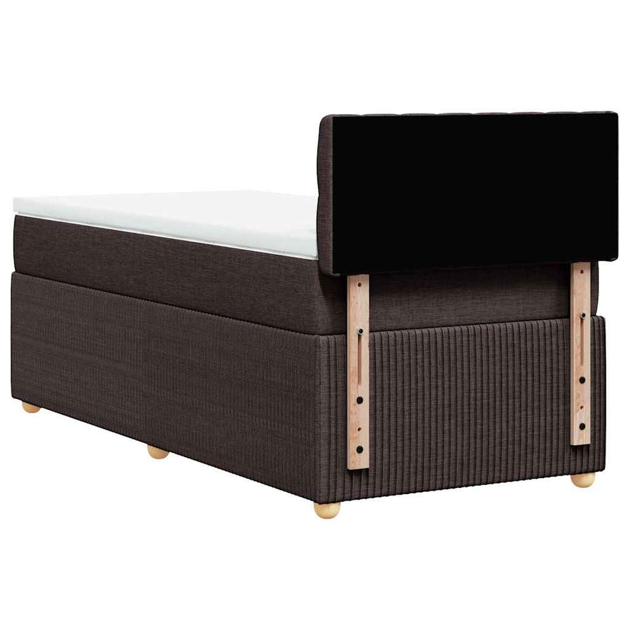 Boxspring Met Matras Stof 100 x 200 cm