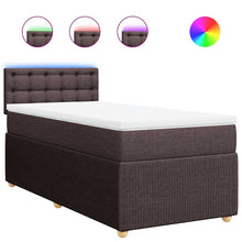 Boxspring Met Matras Stof 100 x 200 cm