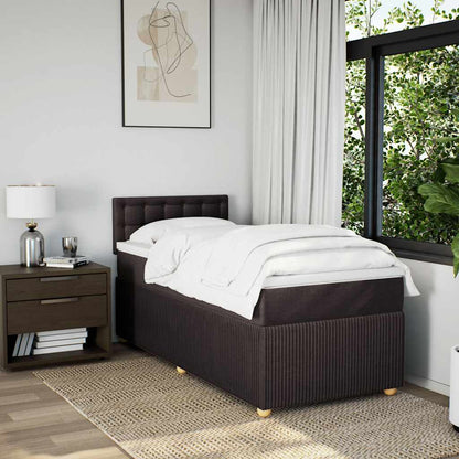 Boxspring Met Matras Stof 100 x 200 cm