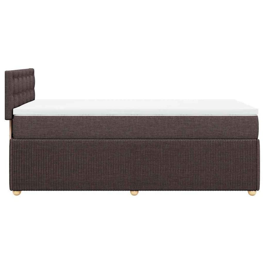 Boxspring Met Matras Stof 100 x 200 cm