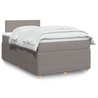 Boxspring 120x190 cm taupe met matras